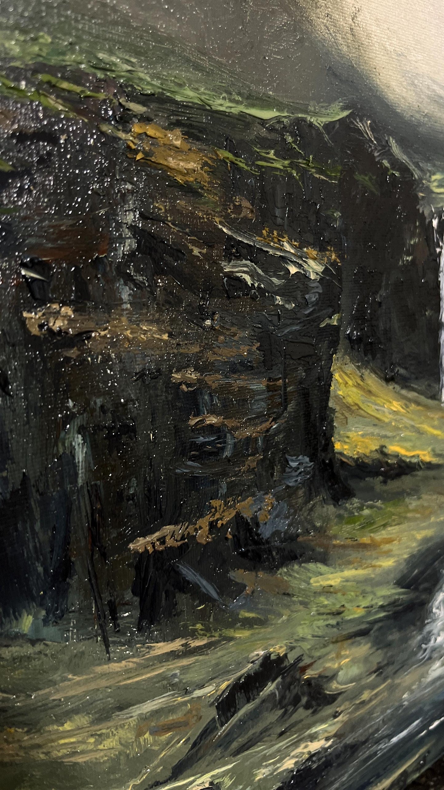 Scottish Highlands original Oil Painting: 40x50 cm (16x20 inch)