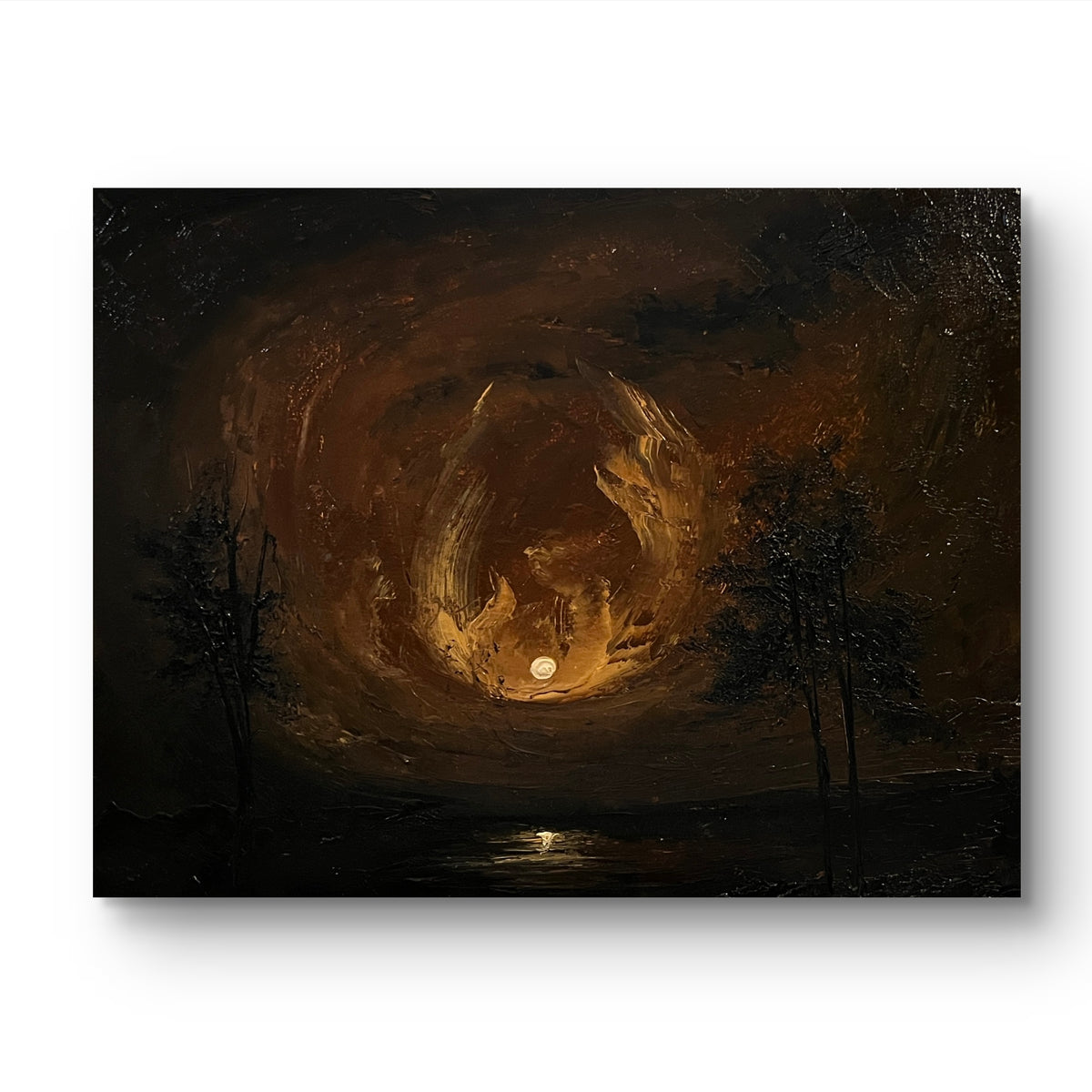 fall fine art original painting 20x16 inch