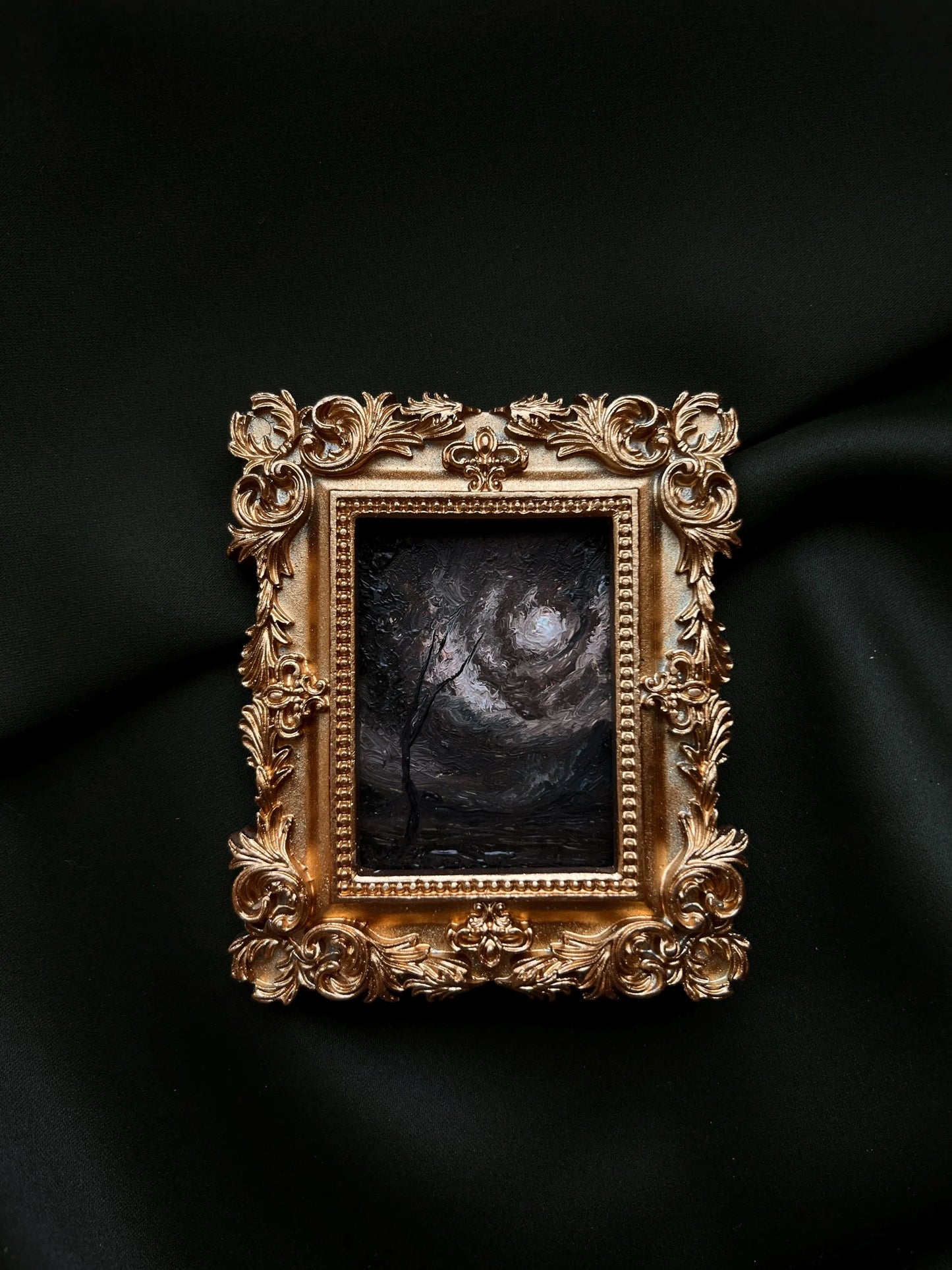 After — Original Framed Mini Oil Painting