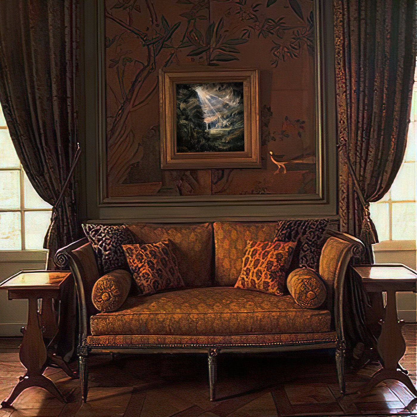 Decorative living room paper print