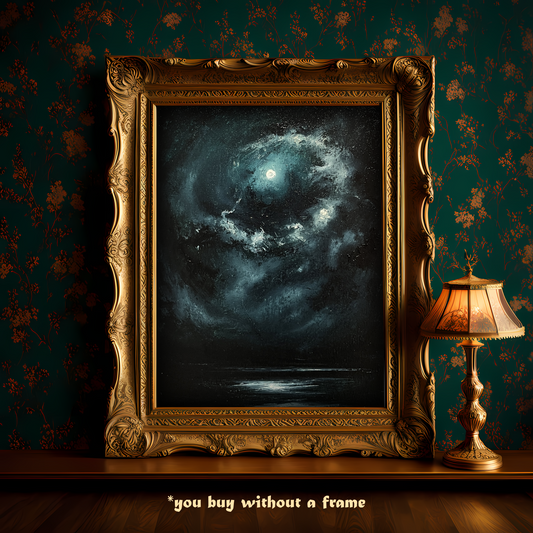 THE COLD OF ETERNITY | Original Oil Painting 12x16"